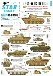 Star Decals 1/35 Panzer-Division Wiking #2 decal 35C1135 x - Picture 1 of 1
