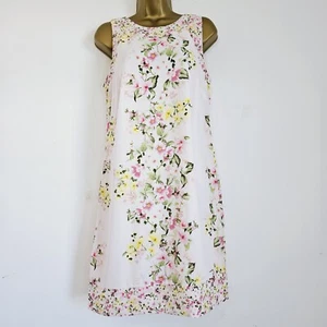 NEW Ex ROMAN 8-18 Floral Print Chiffon Pink Shift Dress Wedding Occasion Holiday - Picture 1 of 9