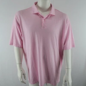 Peter Millar Crown Crafted Polo Shirt Mens 2XL XXL Pink Pima Cotton - Picture 1 of 7