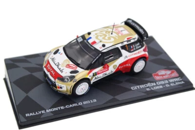 Atlas Citroen DS3 WRC Rallye Monte Carlo 1:43 Scale US IMPORT DUTIES PAID - Image 1 of 4
