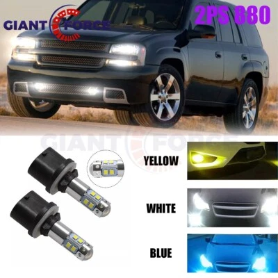 2x Kit de conversión de bombillas antiniebla LED 880 CSP súper brillantes 55W 3000K 6000K 8000K Foto 1 de 4