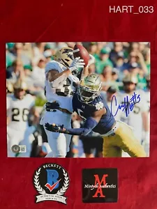Cam Hart Notre Dame Football autographed signed 8x10 photo Beckett COA - Picture 1 of 1