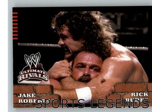 2008 WWE Ultimate Rivals #81 Jake Roberts Rick Rude
