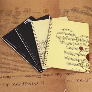 50 Pages Musical Notation Staff Notebook Music Manuscript Writing Paper - Picture 1 of 20