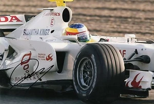 IndyCar Driver Mike Conway Hand Signed Photo 12x8" H - Picture 1 of 1