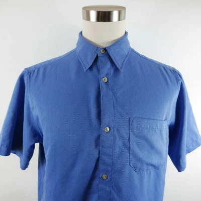 Camisa Alexander Julian Colores Para Hombre Manga Corta Abotonada Azul M Vintage Años 90 Foto 1 de 4