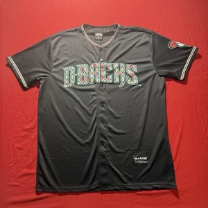 Maglia tribale Gila River Arizona Diamondbacks nera regalo uomo taglia XL - Foto 1 di 8
