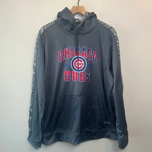 Majestic Chicago Cubs Zubaz Sudadera con Capucha Estampado de Cebra Gris Talla X-Grande - Imagen 1 de 6