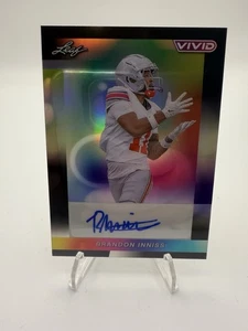 Autografo Brandon Inniss 2024 Leaf Vivid BA-Bi1/5 - Foto 1 di 3