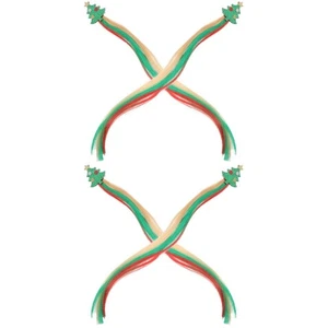  4 Pz Estensioni Capelli di Natale Clip Colori Bambini Espansioni Capelli - Foto 1 di 12