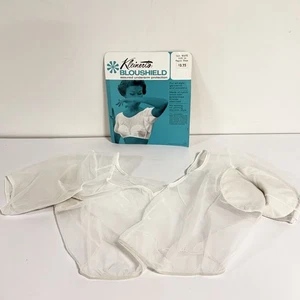 Top corto vintage Kleinert’s Bloushield protección axilas blanco tricot nailon - Imagen 1 de 20