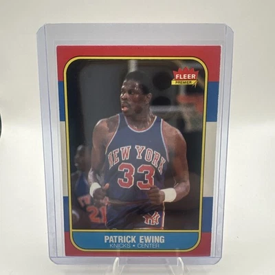 Fleer 1986-87 - Patrick Ewing #32 (RC) New York Knicks Foto 1 de 3