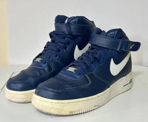 Nike Air Force 1 Mid '07 Hombre Medianoche Azul Marino Talla UK11.5/US12.5/EU47/30.5cm - Imagen 1 de 19