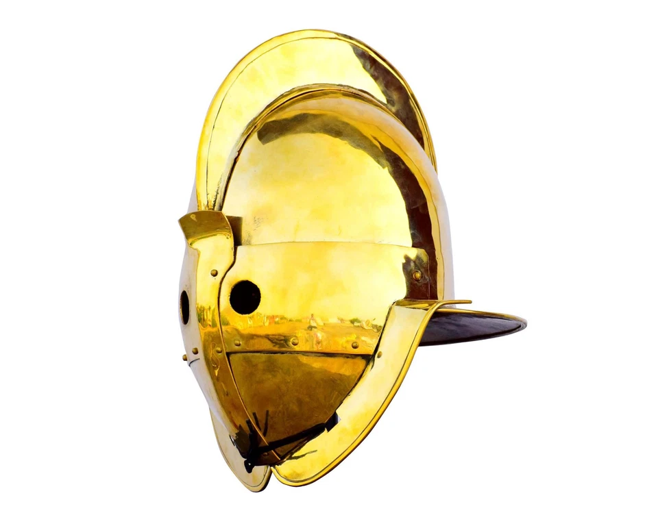 Halloween Brass Secutor helmet Gladiator Combat battle ready helmet - Image 1 of 4