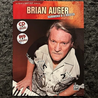 Brian Auger Hammond B-3 Master Music Instruction Book + CD From  2010 - Image 1 of 4