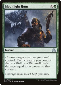 Moonlight Hunt 1x FOIL SOI MTG Shadows Over Innistrad Uncommon MINT green - Picture 1 of 1