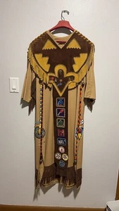 Vintage Girl Scout Campfire Uniform Fringe Beads Medals Plus 2 Kid Outfits - Picture 1 of 20