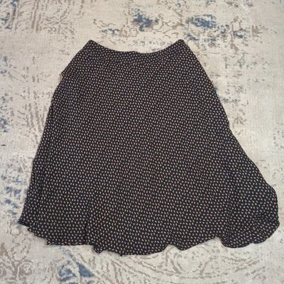 Винтажная юбка с цветочным узором Jones New York размер 8 100% шелк кокетливое лето  - Изображение 1 из 4