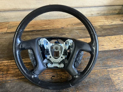 07-13 SILVERADO Gmc Sierra Suburban Yukon Tahoe VOLANTE ENVUELTO EN CUERO Foto 1 de 4