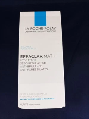 La Roche-Posay Effaclar Mat Sebo-Controlling Moisturiser - 40ml 3 Pack - New - Image 1 of 4