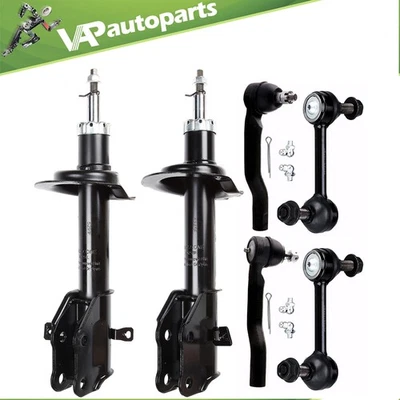 For 2007-2010 Ford Edge Lincoln MKX FWD  Front Struts Sway Bar Outer Tierods Kit - Image 1 of 4