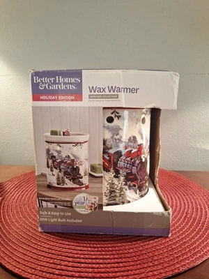 NEW Better Home & Gardens Train Wax Warmer Holiday Edition Heritage Collection  - Image 1 of 4