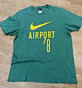 Nike Brazil T-Shirt M | Vintage 2000s Football Jersey Style | Rare Airport 98 - Picture 1 of 9