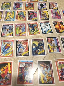 Vintage 1990 Marvel Super Heroes Series 1 Cards - Picture 1 of 23