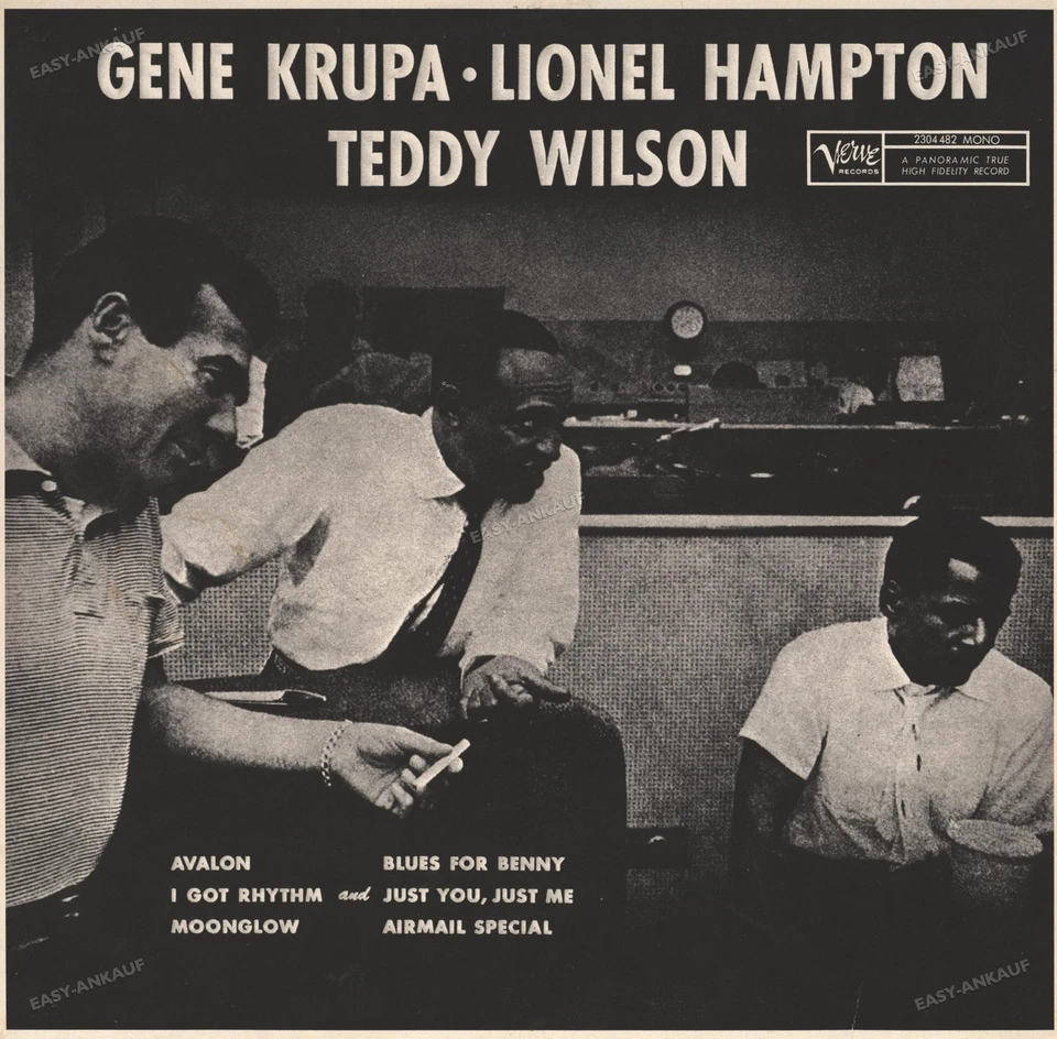 Gene Krupa - Lionel Hampton - Teddy Wilson GER Jazz LP . - Image 1 of 1