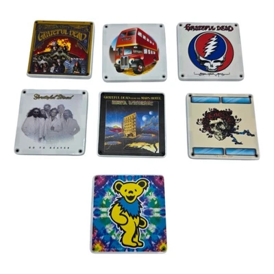 7x Magna Tiles GRATEFUL DEAD Square Pieces MAGNETIC BUILDING TILES Band Set - Image 1 of 3