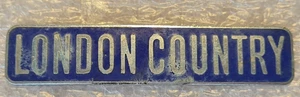 Vintage Busfahrer Abzeichen - London Country Bus Services - Bild 1 von 11