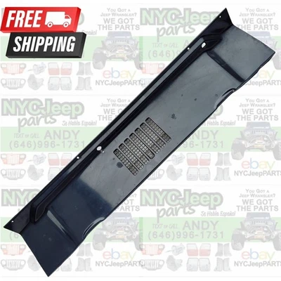 Panel de capucha de ventilación única negro PX8 Jeep Wrangler TJ 97-06 de fábrica OEM envío gratuito Foto 1 de 4