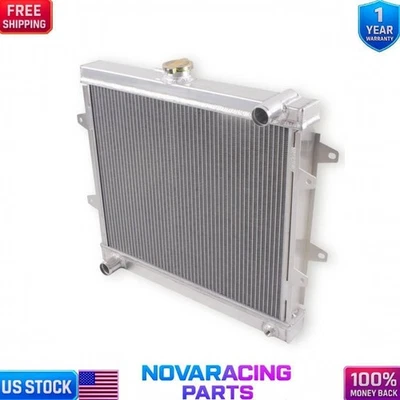 3-ROW ALUMINUM RADIATOR FOR 84-95 TOYOTA PICKUP 4RUNNER 2.4L 22R 22RE - Image 1 of 4