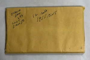 1955 United States Mint Uncirculated Set. Original Coins and Cardboard. - Picture 1 of 10