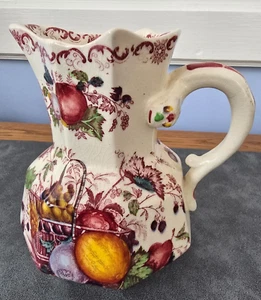 Vintage Mason's Patent Ironstone China Obstkorb England Krug Kanne - Bild 1 von 4