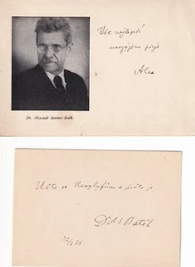 ALEXANDR SOMMER-BATEK autor de ciencia ficción y químico foto autografiada y firma - Imagen 1 de 2
