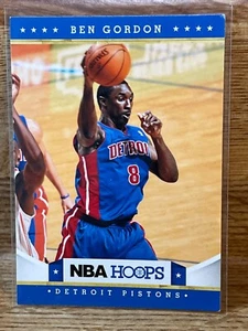 Ben Gordon Detroit Pistons Panini 2012 NBA Hoops No 87 Collector Card - Picture 1 of 3