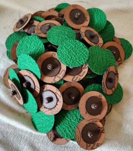 ROLOC DISCS | 2" 36 GRIT | TYPE-R | OUTLASTS 3M GREEN CORPS | QTY: 100 | USA - Bild 1 von 2