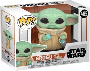 Funko Pop! Star Wars The Mandalorian Grogu con galletas 465 cabeza de burbuja *Nuevo* - Imagen 1 de 2