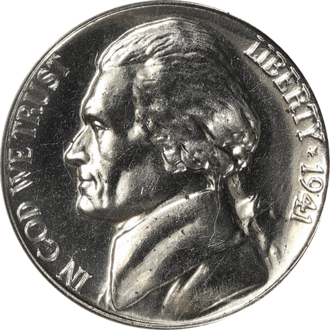 1941 Jefferson Nickel 5c NGC PR 64 Cover