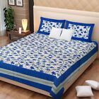 Cotton Printed Double Tapestry Bedsheet with 2 Pillow Covers