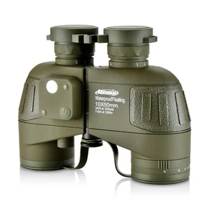 10X50 Marine Binoculars with Rangefinder Compass BAK4 Prism FMC Lens Waterproof - Picture 1 of 11