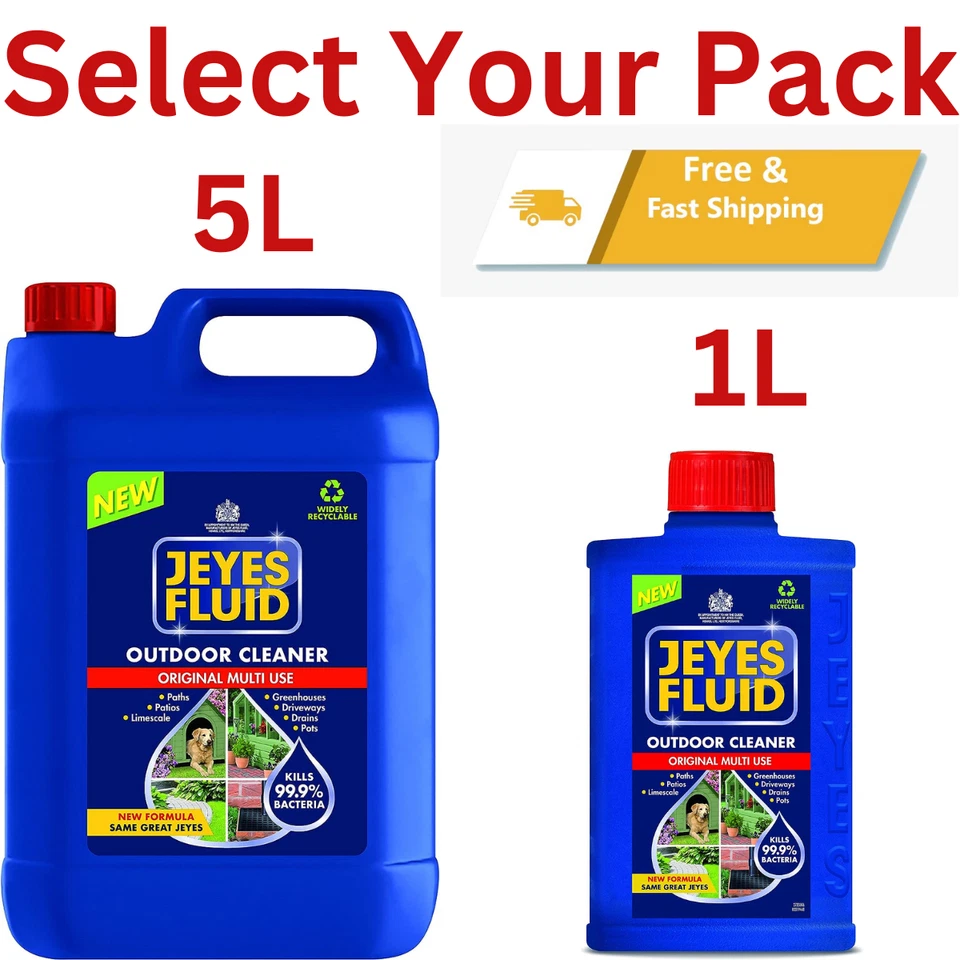 Jeyes Fluid Multi Purpose Outdoor Disinfectant For Unblocking Drains limescale