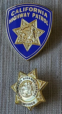 California Highway Patrol - 2 Miniature - Lapel Pin  -TieTacs - Image 1 of 3