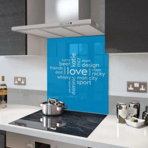 Premier Range Ihre eigene Wort-Collage auf einer Glasrückwand - Bild 1 von 4