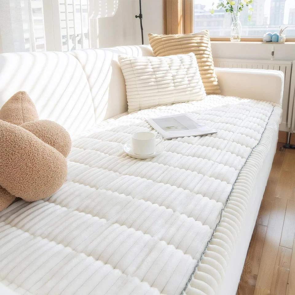 Fundas de sofá gruesas de pana para sofá funda protectora de cojín para cama de perro alfombrilla Foto 1 de 4