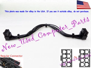 🔥 Cable de alimentación de video PCI-E 8" Asus ROG G20 regular 8 pines - Imagen 1 de 8