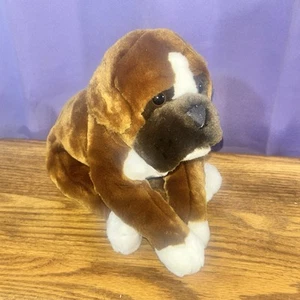 Animal Alley Toys R Us Boxer Hund Plüsch braun Welpe Stofftier Plüsch - Bild 1 von 7