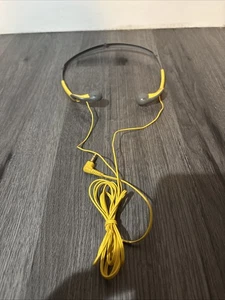 Sony Sports MDR-A30G Headphones Foldable Yellow Gray Vintage - Picture 1 of 3