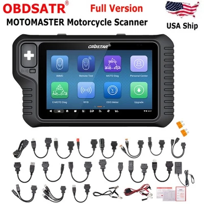 OBDSTAR MOTOMASTER мотоцикла сканер инструмент полный IMMO MOTO E-MOTO диаграмма ODO метр - Изображение 1 из 4